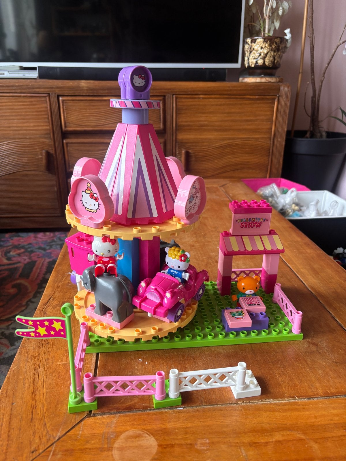 BIG Bloxx - Duplo Hello Kitty Draaimolen, Ophalen, Gebruikt, Overige merken
