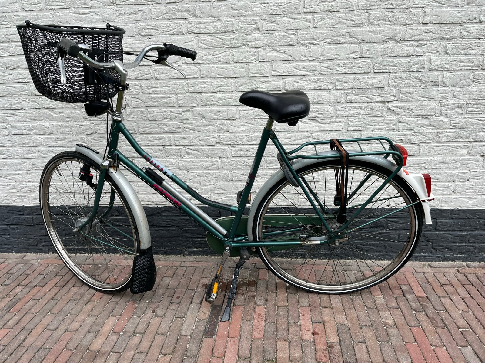 Batavus Torino damesfiets met mand  retro, Ophalen, Velgrem, Batavus, 53 tot 56 cm