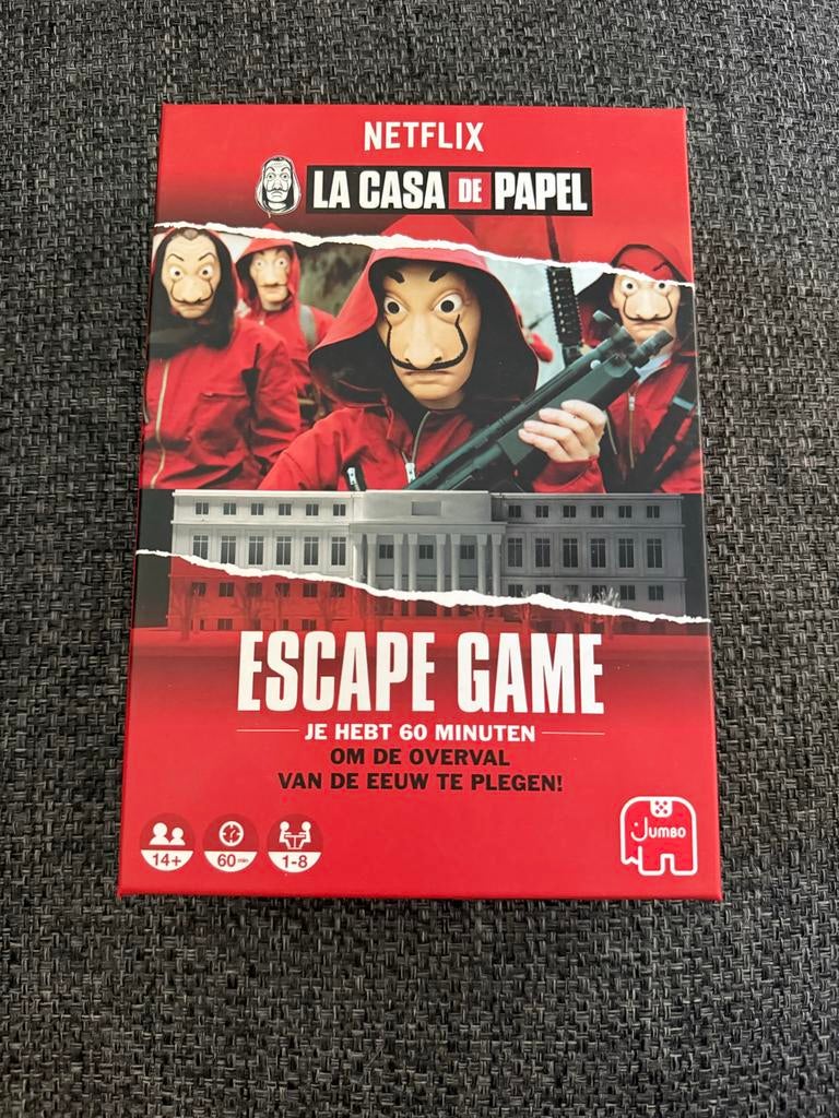 Netflix La Casa de Papel Escape Game - Jumbo, Ophalen of Verzenden, Nieuw