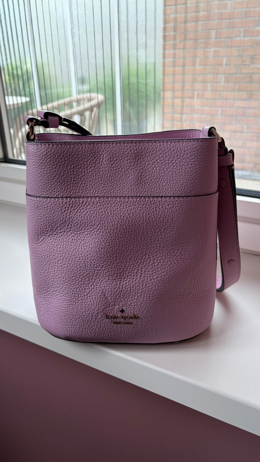 Kate Spade tas, lila, nieuw, vaste prijs 60, Ophalen, Zo goed als nieuw, Paars, Handtas