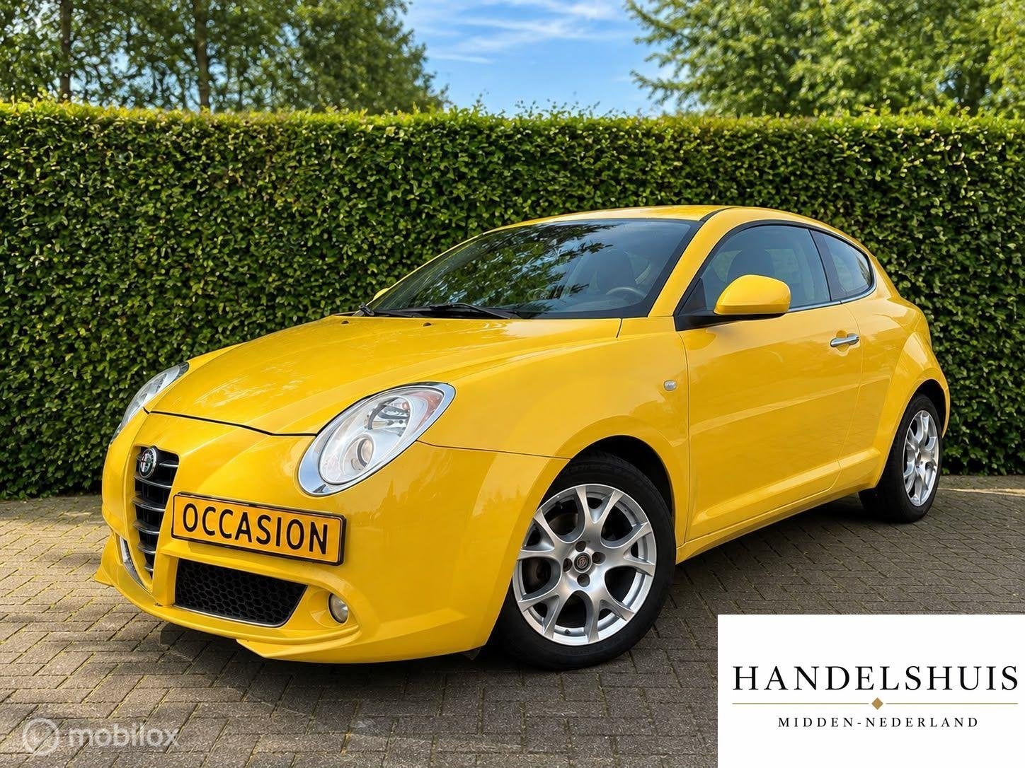 Alfa Romeo MiTo 1.4 Airco Velgen Elektrisch Pakket Bluetooth, Voorwielaandrijving, Stof, Gebruikt, Zwart