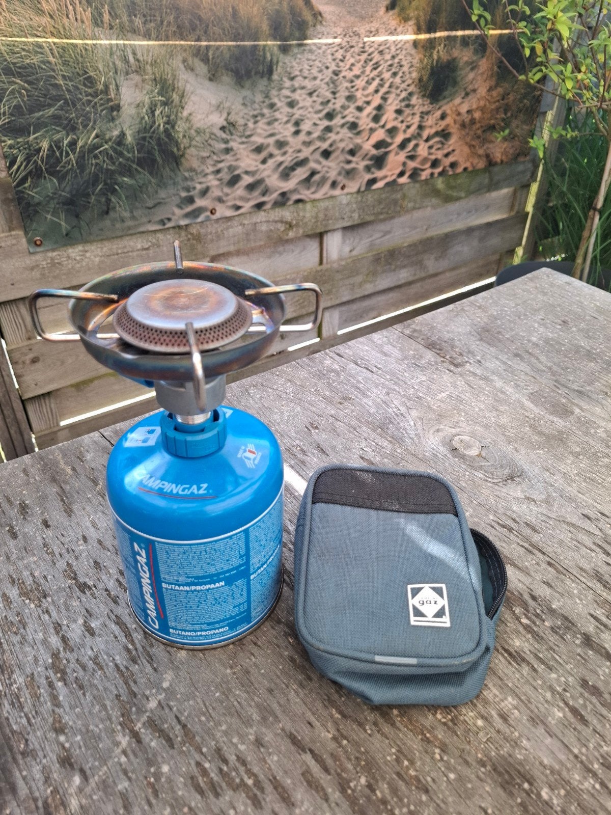 Campingaz Bleuet Micro Plus gasbrander, Caravans en Kamperen, Kampeeraccessoires, Gebruikt, Ophalen of Verzenden