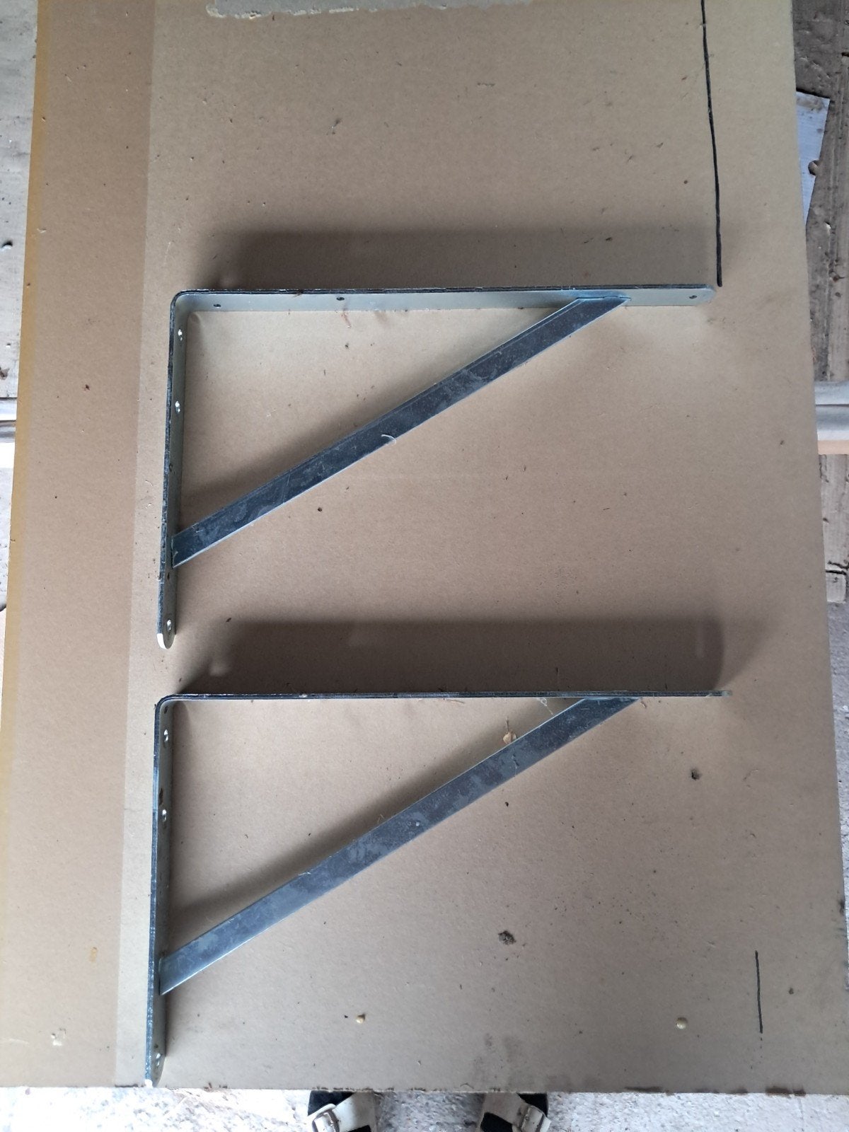 werkblad - ideaal voor tafel of bureau, Doe-het-zelf en Verbouw, Hout en Planken, Ophalen, Gebruikt, 25 tot 50 mm, Eiken