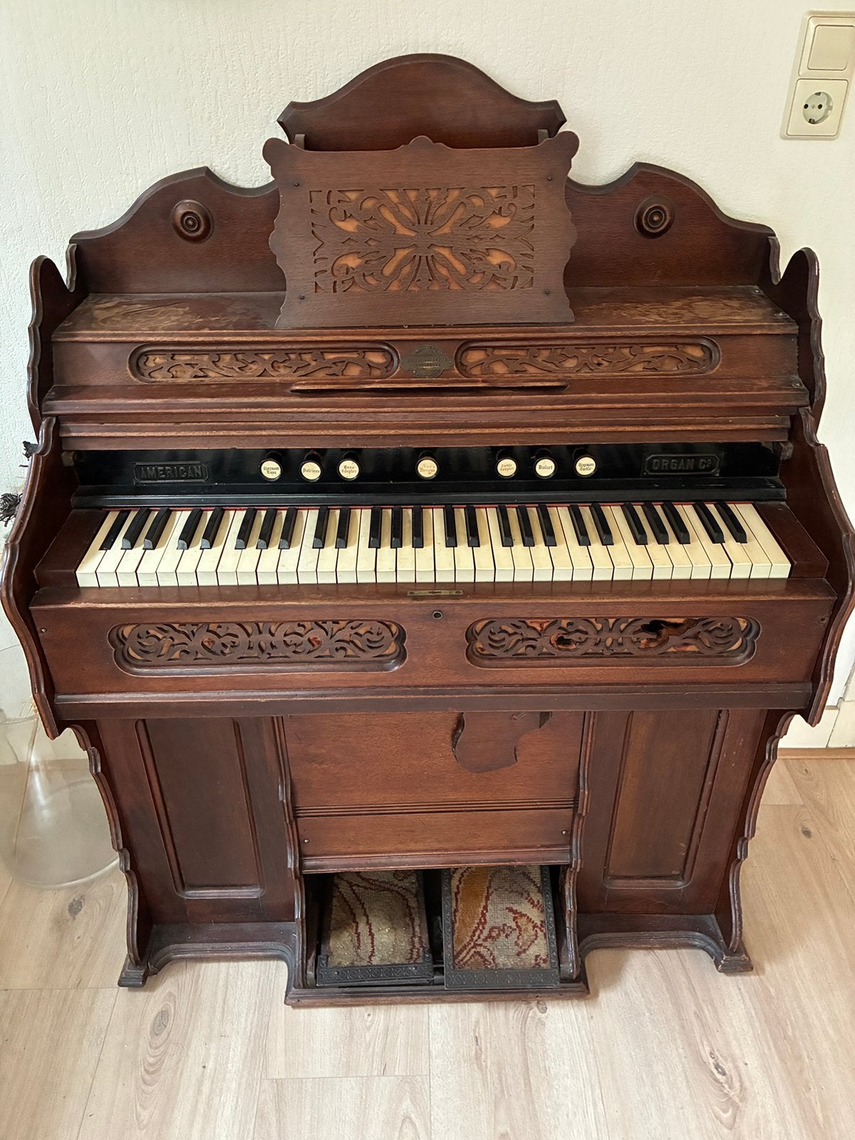 Harmonium American&co, Goldschmeding, Ophalen, Gebruikt, 1 klavier, Harmonium