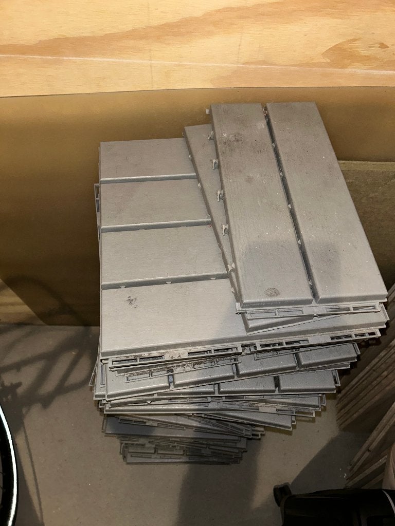 RUNNEN Outdoor Tiles, Tuin en Terras, Terrasdelen en Vlonders, Ophalen, Zo goed als nieuw, Kunststof