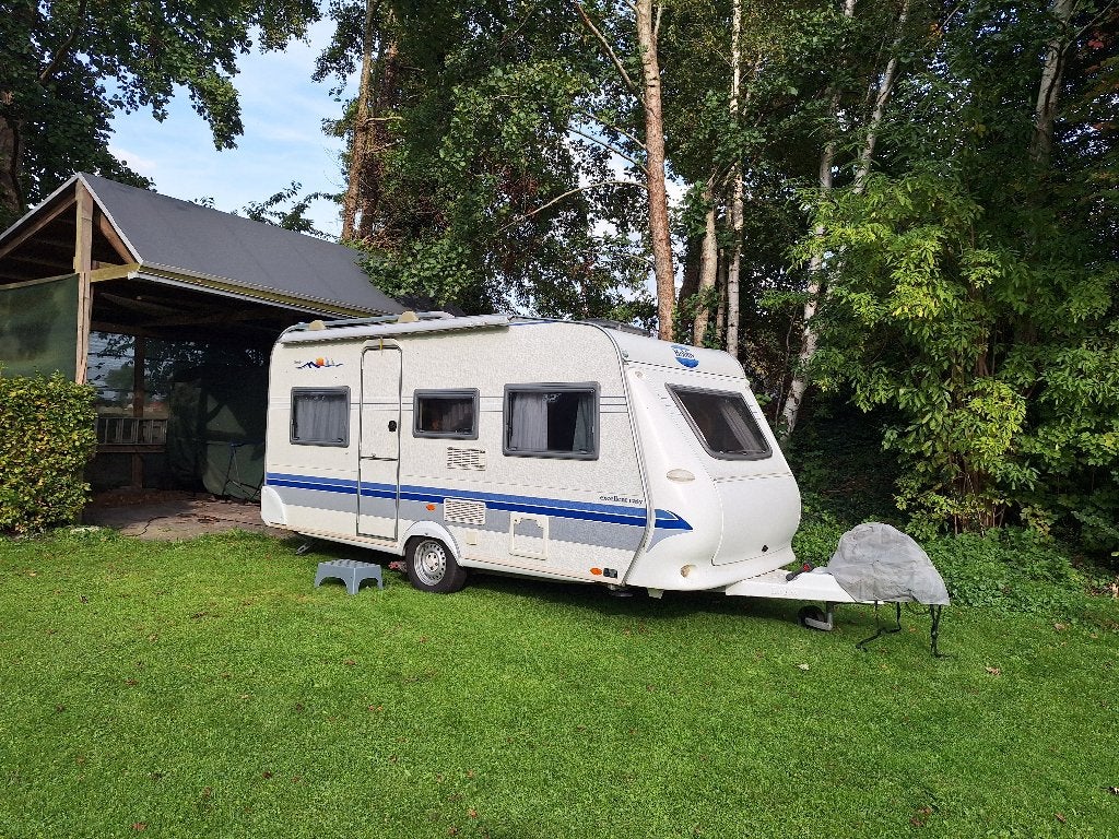 Hobby Excellent Easy Caravan - Perfect voor uw vakantie!, Kachel, Rondzit, Hobby, Dwarsbed