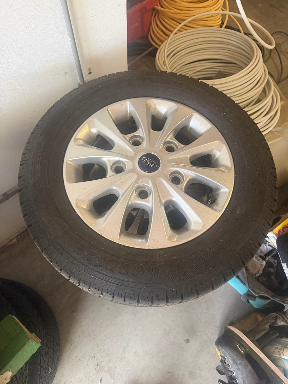 Ford Transit Custom 16 inch velgen met goede banden, Auto-onderdelen, 16 inch, Banden en Velgen, Ophalen of Verzenden, Bestelwagen