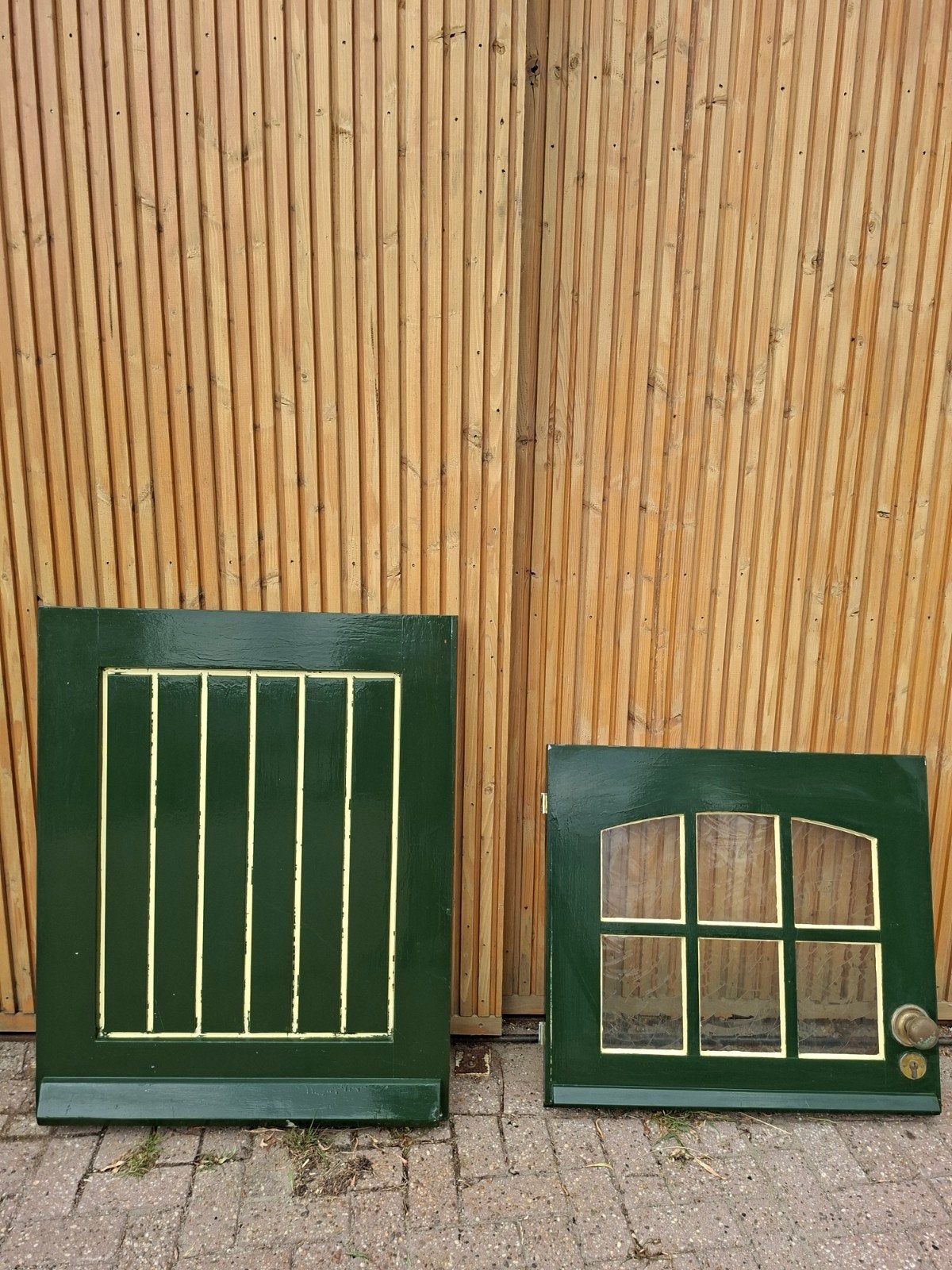 Buitendeur 188 x 87,5 cm, Doe-het-zelf en Verbouw, Deuren en Horren, Ophalen, Gebruikt, 80 tot 100 cm, Minder dan 200 cm