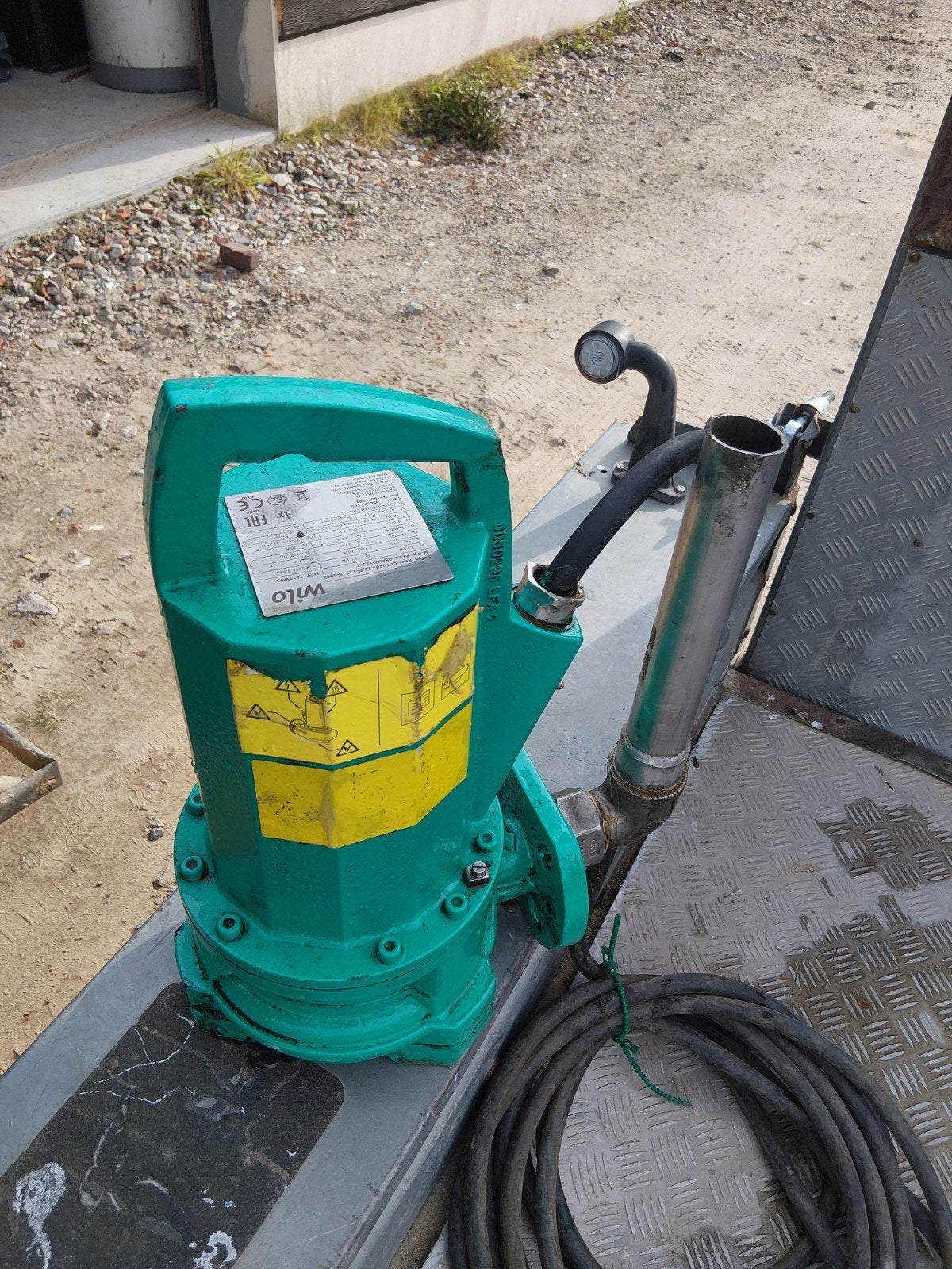 Wilo Rexa CUT rioolpomp 400V – getest & werkend, Ophalen of Verzenden, Gebruikt, Elektrisch, Dompelpomp