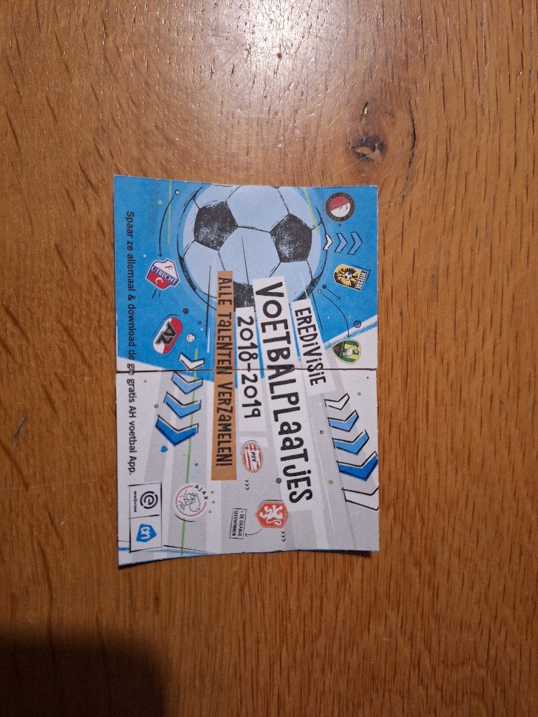 ah voetbalplaatjes voetbal stickers 2018-2019, Albert Heijn, Ophalen of Verzenden