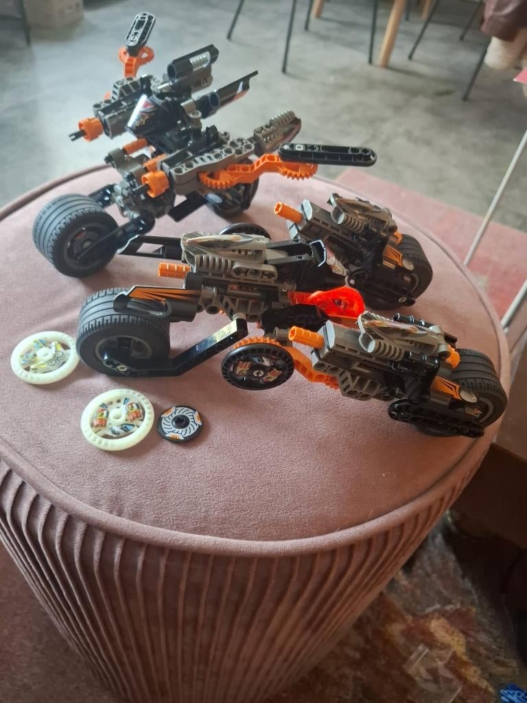Lego Technik Roboriders (2 maal) 8516, Gebruikt, Lego, Ophalen of Verzenden, Technic