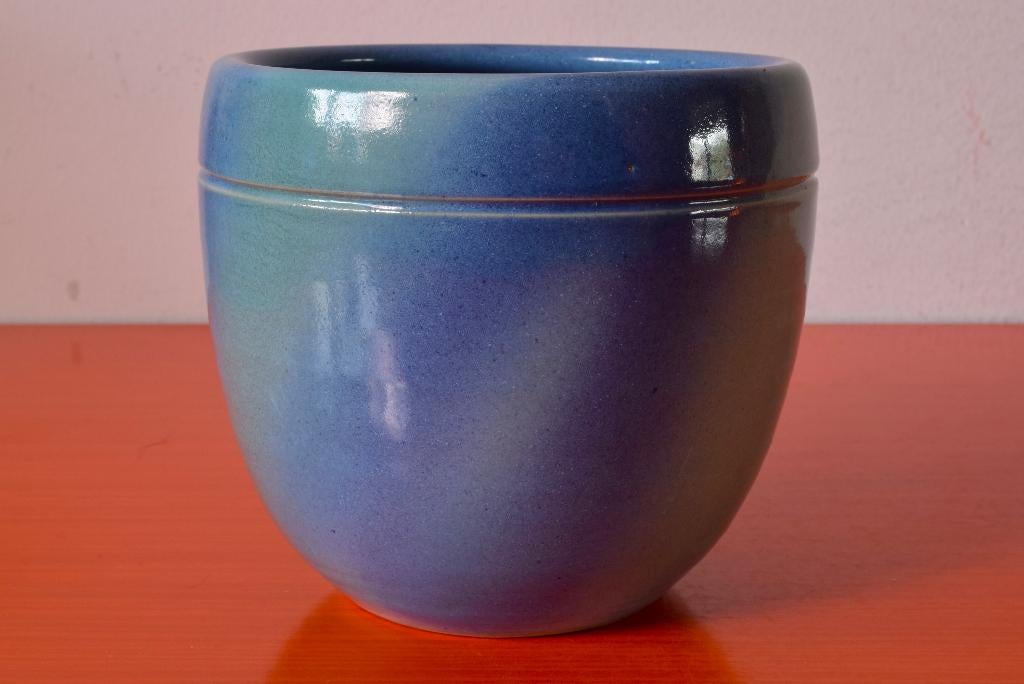 Retro vintage fat lava Potterie Egbert bloempot, Ophalen of Verzenden