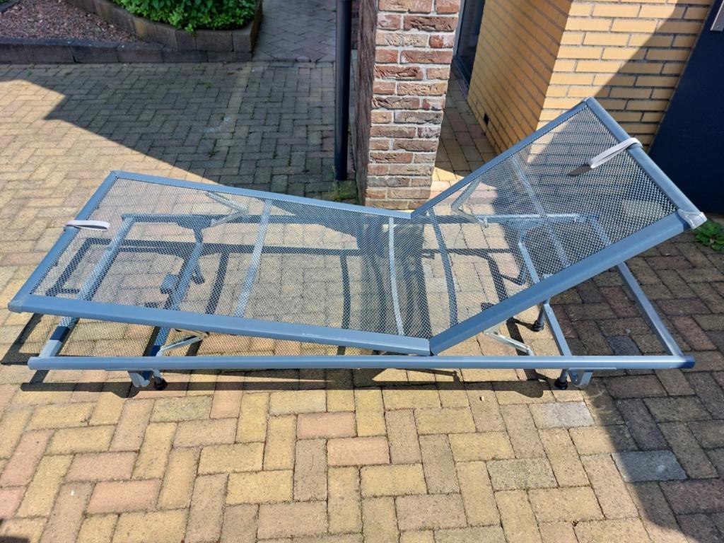 AUPING handmatig verstelbare spiraalbodem 220x90cm, Ophalen, 90 cm, Eenpersoons, Metaal