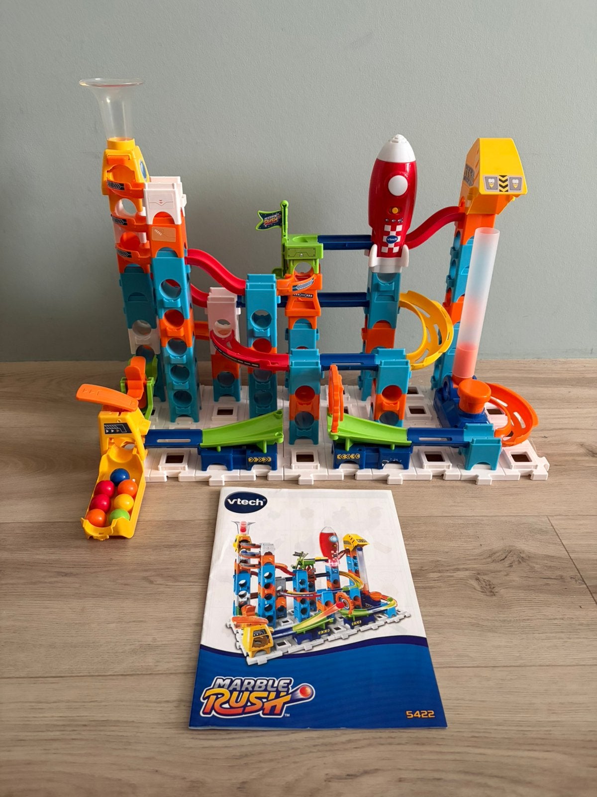 VTech knikkerbaan, Ophalen