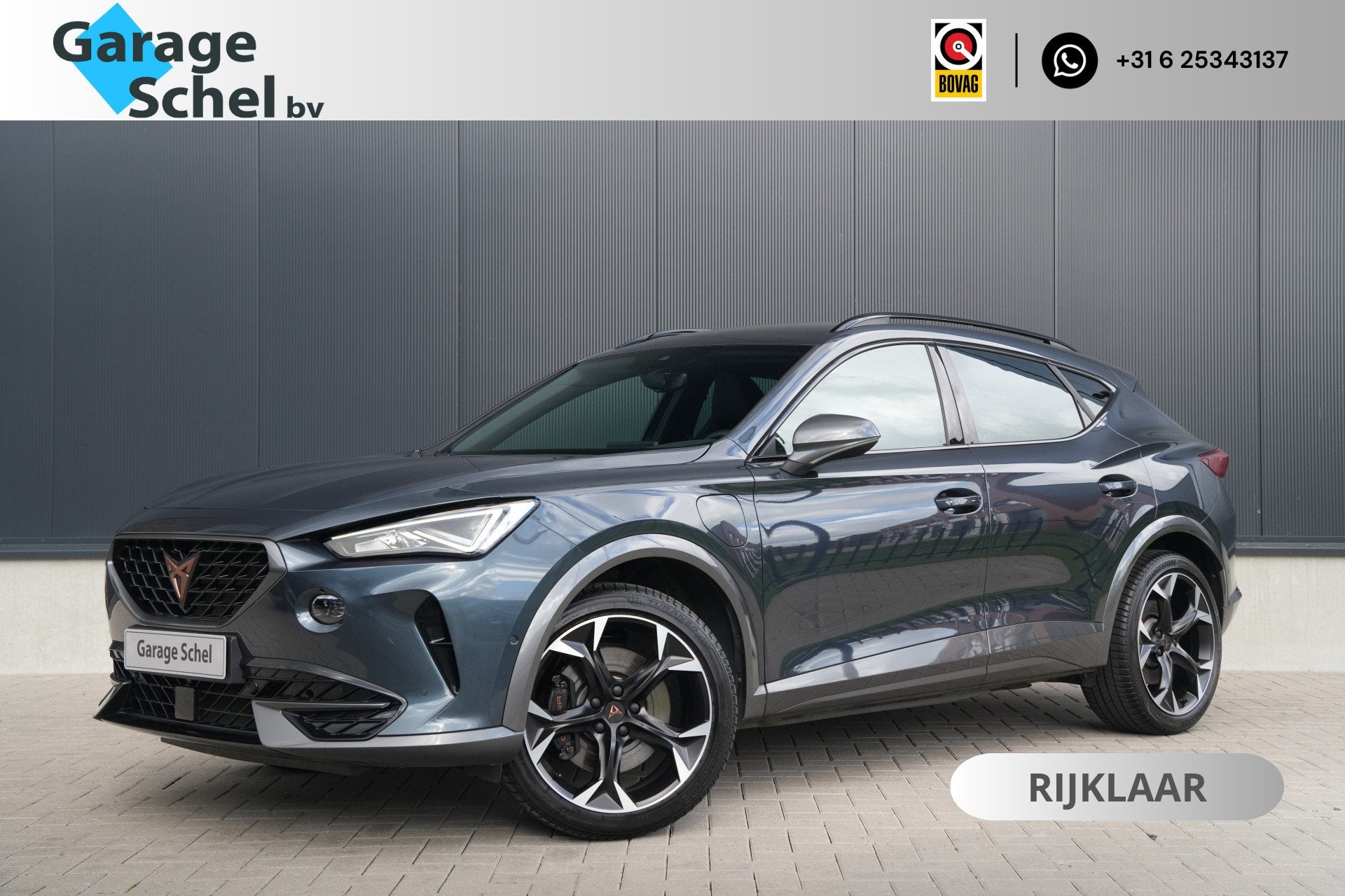 CUPRA Formentor 1.4 TSI e-Hybrid VZ - ACC - Stoel-stuurverwa, 12 maanden, Gebruikt, 4 cilinders, Leder en Stof