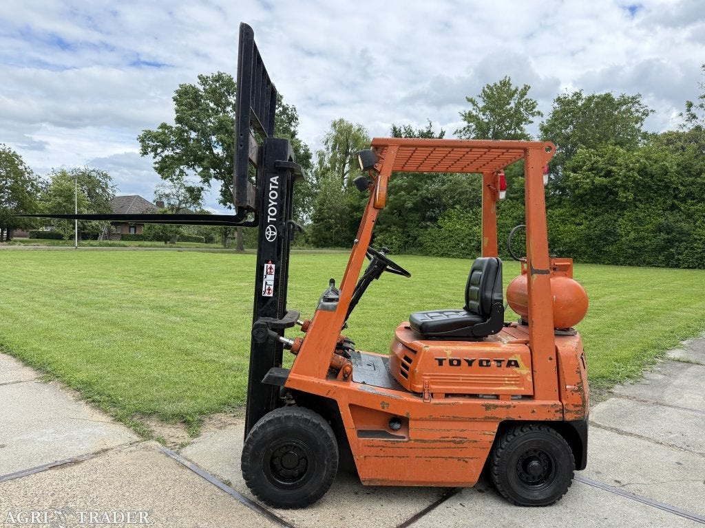 Toyota 1500KG lpg heftruck Freelift luchtbanden, LPG, Info@vanbeurdenheftrucks.nl, Heftruck, Ophalen of Verzenden