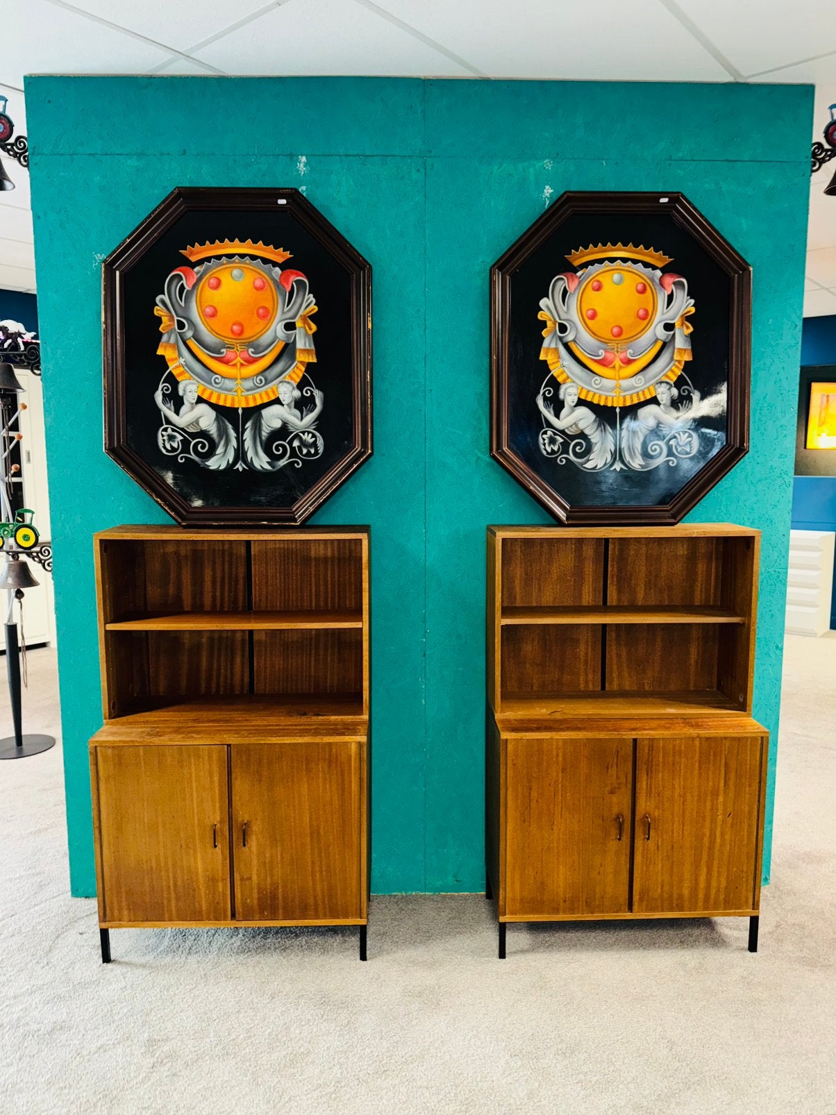 Twee vintage Simpla Lux kastjes, Ophalen, Huis en Inrichting