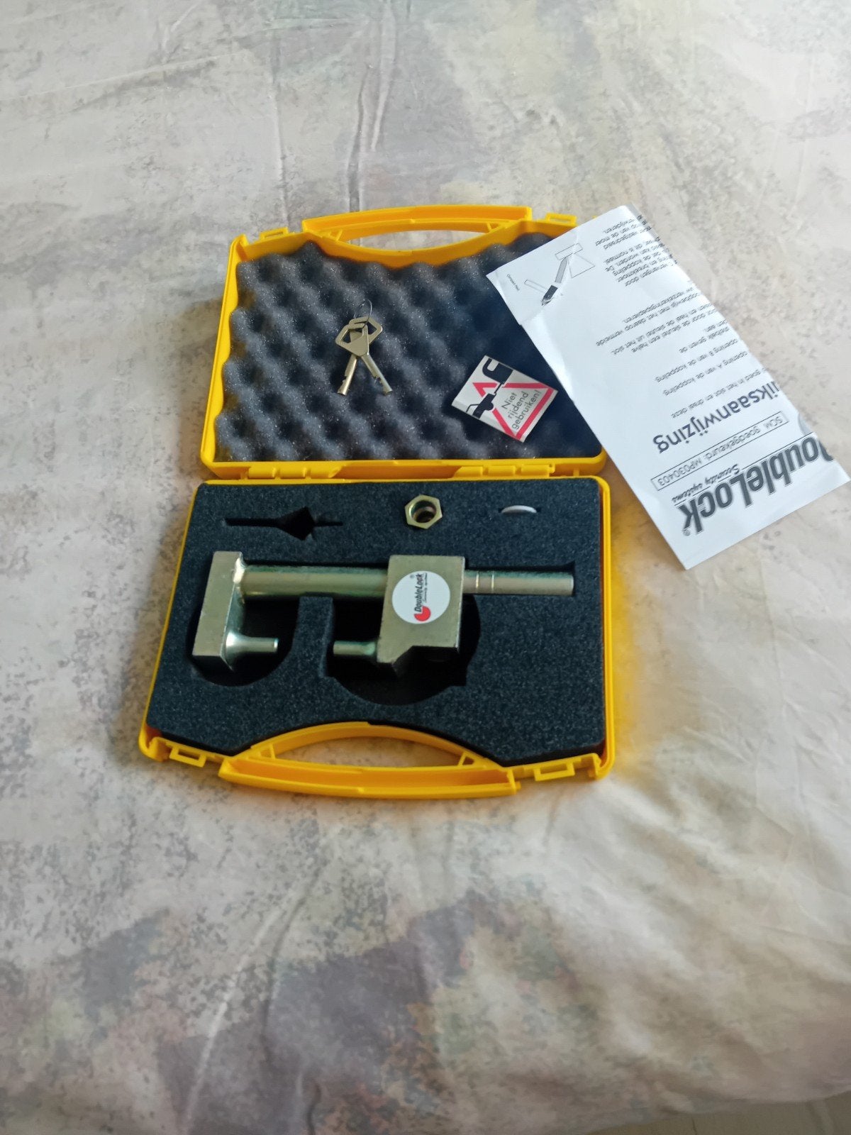 DoubleLock SCM goedgekeurd MP030403, Ophalen of Verzenden, Zo goed als nieuw