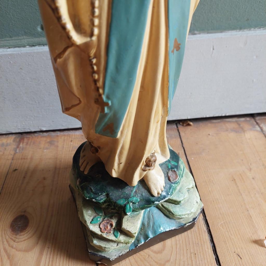 Lucky Vintage antieke brocante Maria uit Lourdes, Antiek en Kunst, Ophalen of Verzenden
