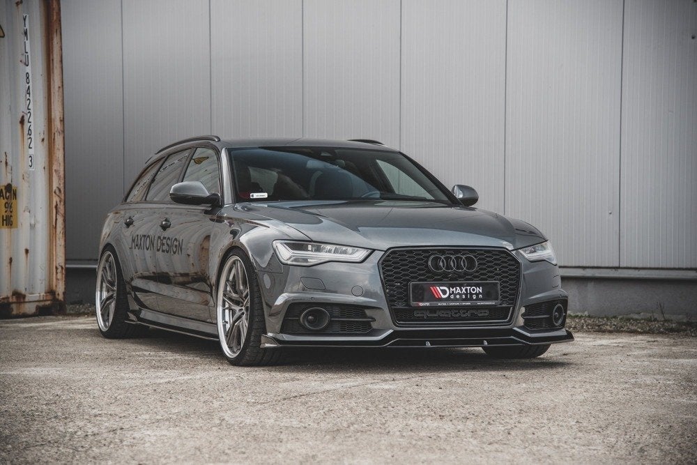 Voorlip sideskirt spoiler diffuser - Audi S6 C7 15-17, Ophalen of Verzenden