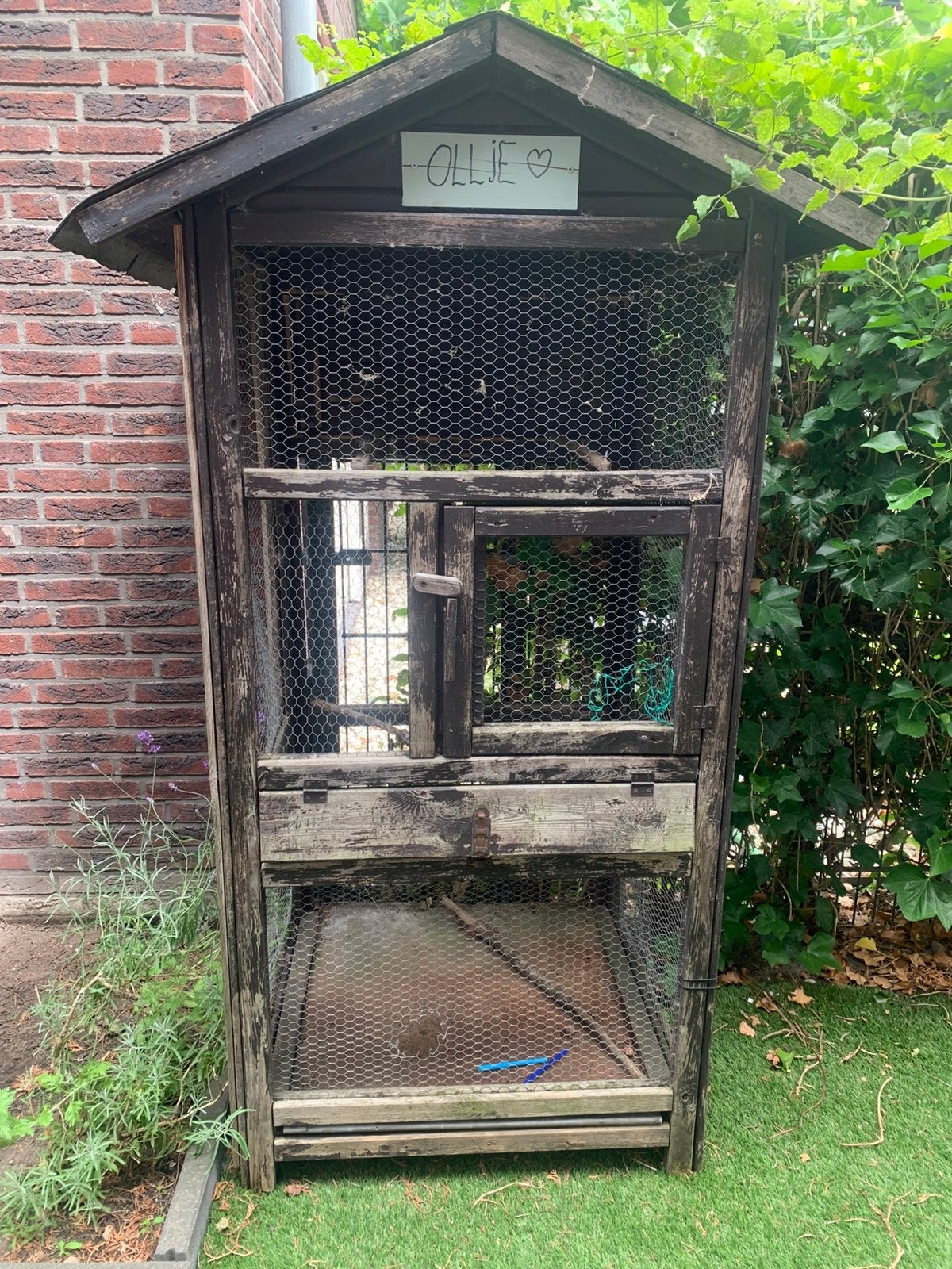 Vogel kooi gratis afhalen, Dieren en Toebehoren, Ophalen, Zo goed als nieuw, Hout, Vogelkooi