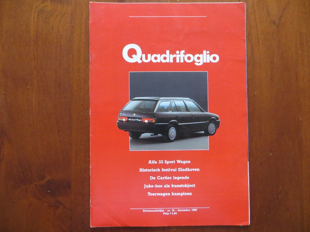 Alfa Romeo Quadrifoglio 32 (dec. 1990) 33 Sport Wagon, Ophalen of Verzenden, Nieuw, Alfa Romeo