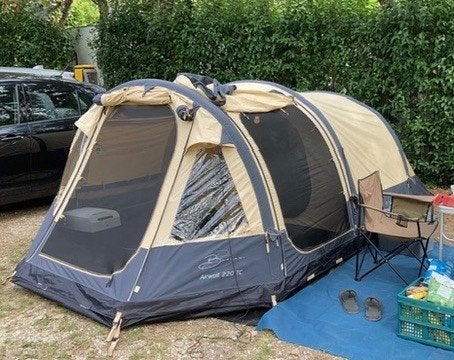 Bardani Airwolf 220 TC (opblaasbare tent, incl. pomp), Ophalen, Zo goed als nieuw, Tot en met 3