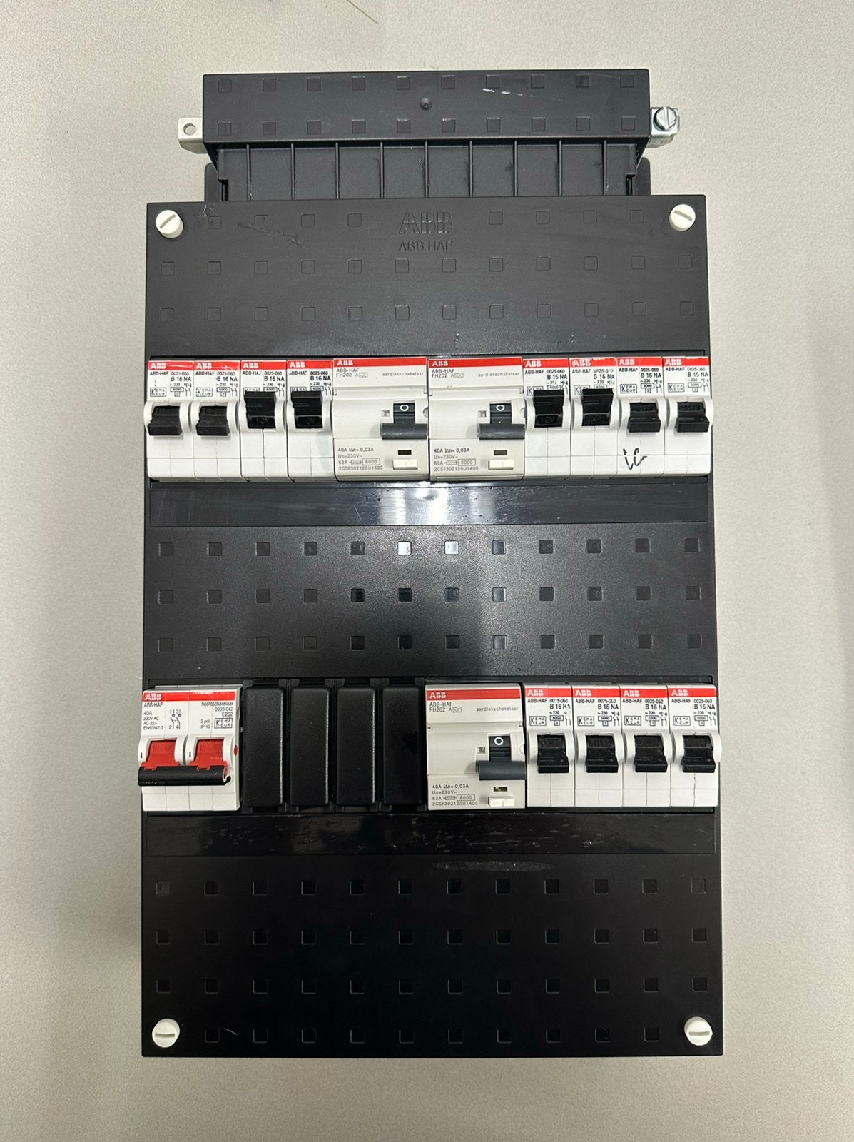 ABB groepenkast 1-fase met 12 groepen, Ophalen of Verzenden, Zo goed als nieuw, Abb, Abb