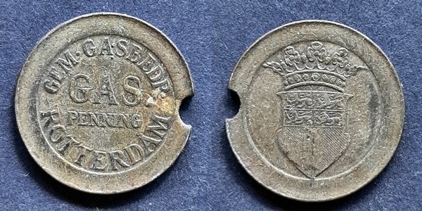 Rotterdam Gasmunt, Postzegels en Munten, Verzenden, Overige materialen