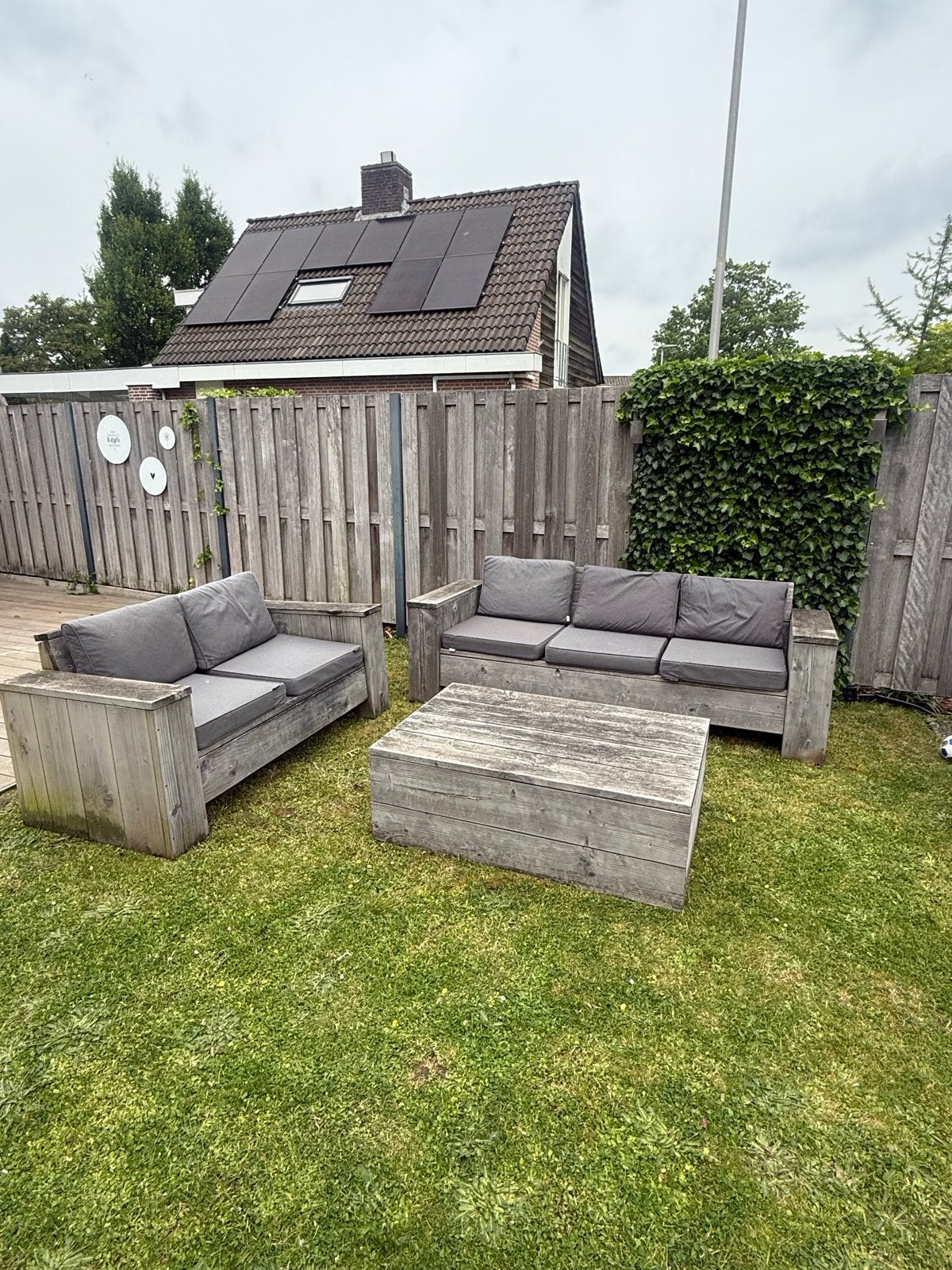 Douglas loungeset incl. Madison kussens, Ophalen, Gebruikt, Loungeset, Bank