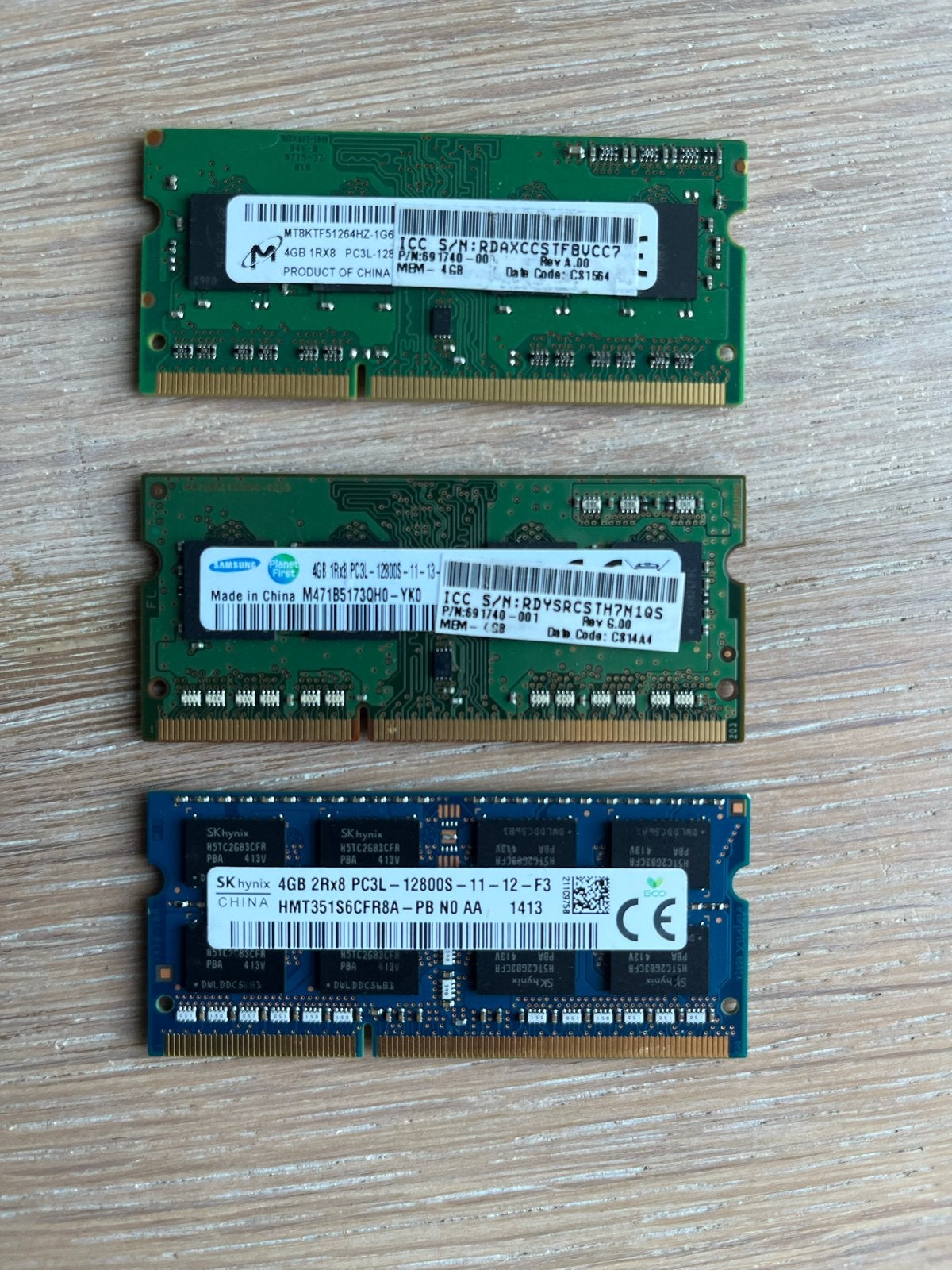 12GB DDR3 Laptop Werkgeheugen (3x 4GB), Computers en Software, RAM geheugen, Gebruikt, 8 GB, DDR3, Ophalen of Verzenden