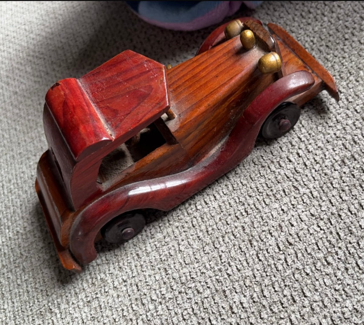 decoratieve, vintage-stijl houten oldtimer, Ophalen of Verzenden, Zo goed als nieuw, Auto, Overige merken