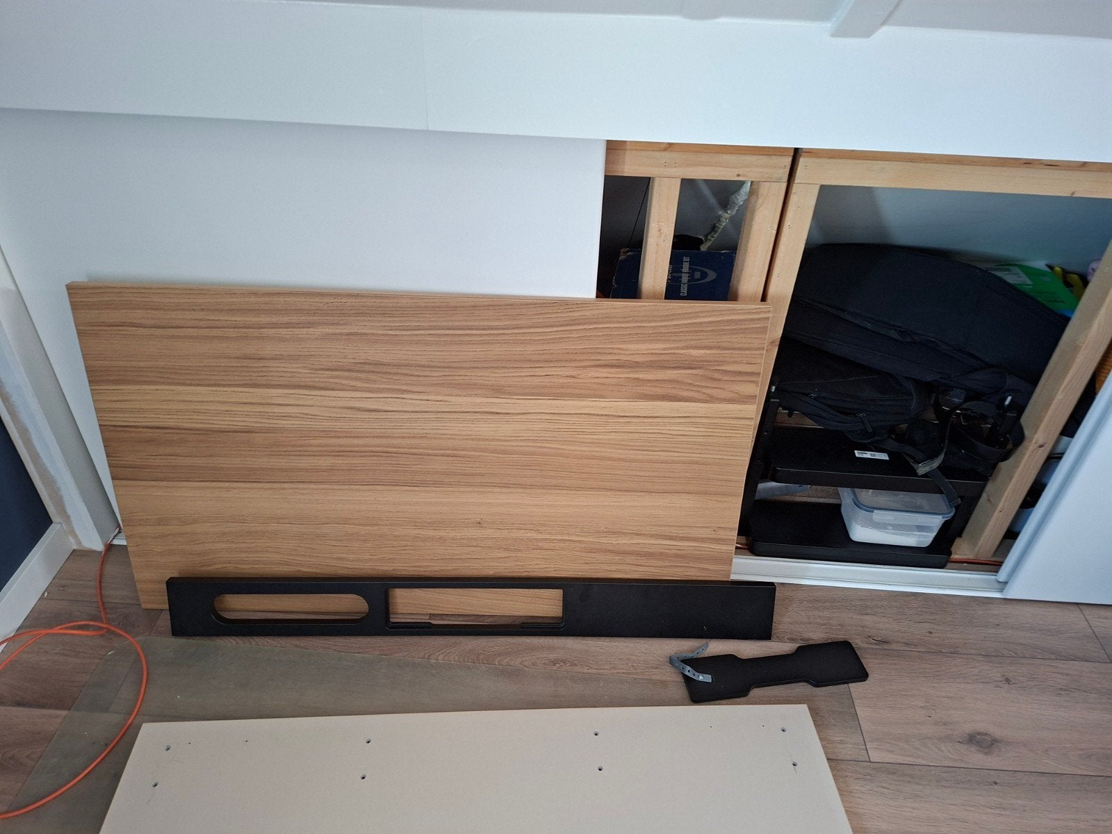1x Ikea Mittzon bureaublad 120/80 cm, Huis en Inrichting, Bureaus, Ophalen, Gebruikt, 120 cm, Hout
