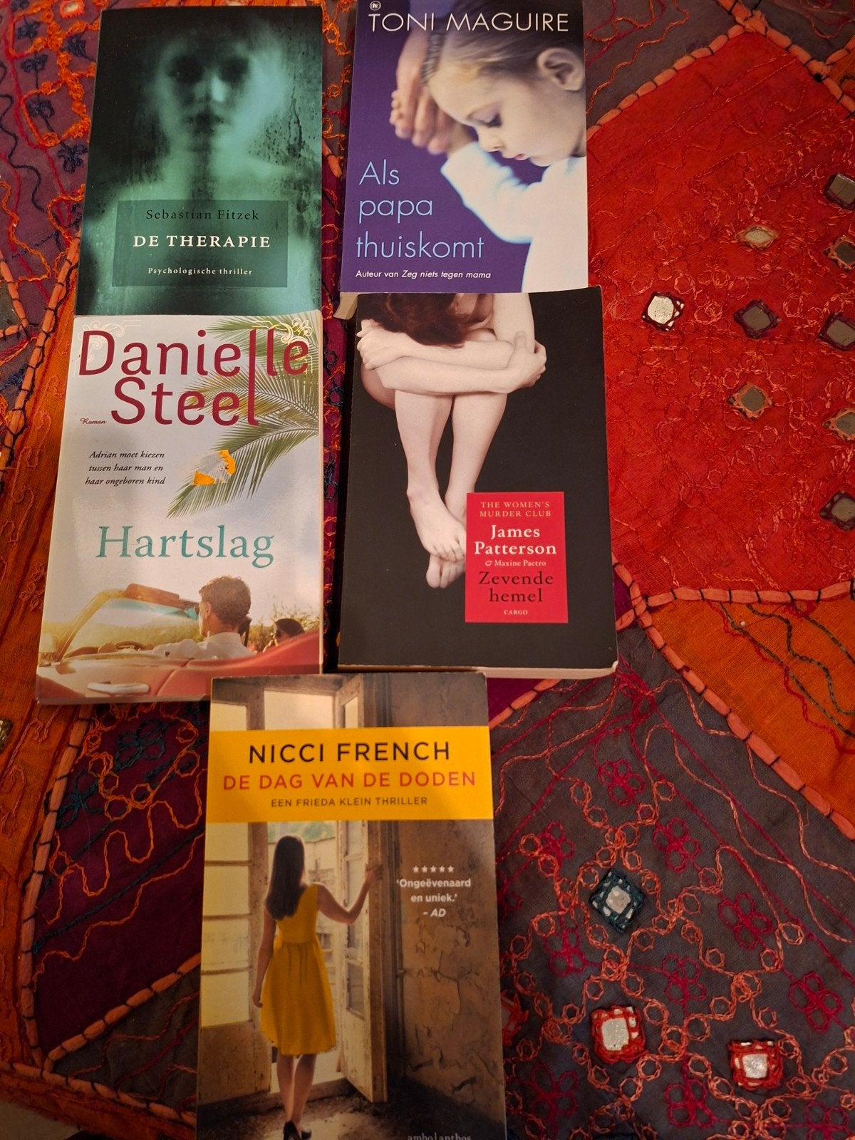 diverse thrillers te koop, Ophalen, Gelezen