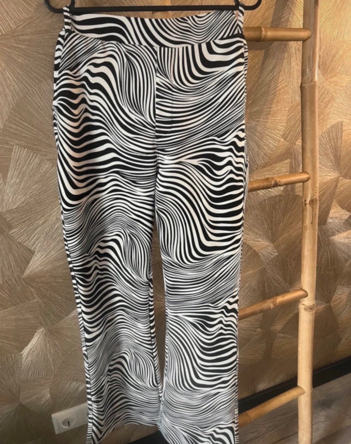 Dames Broek Maat XL - Trendy Zebraprint van Boutiek, Zwart, Maat 46/48 (XL) of groter, Ophalen of Verzenden, Zo goed als nieuw