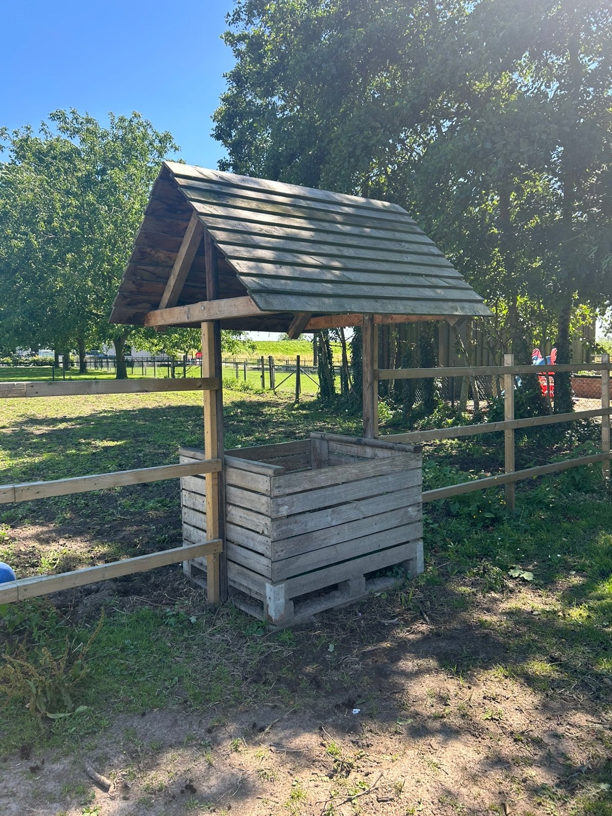 Hooi huis, Ophalen, Gebruikt