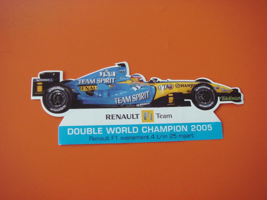 Sticker Renault F1 Team 2005, Ophalen of Verzenden, Nieuw, Sticker