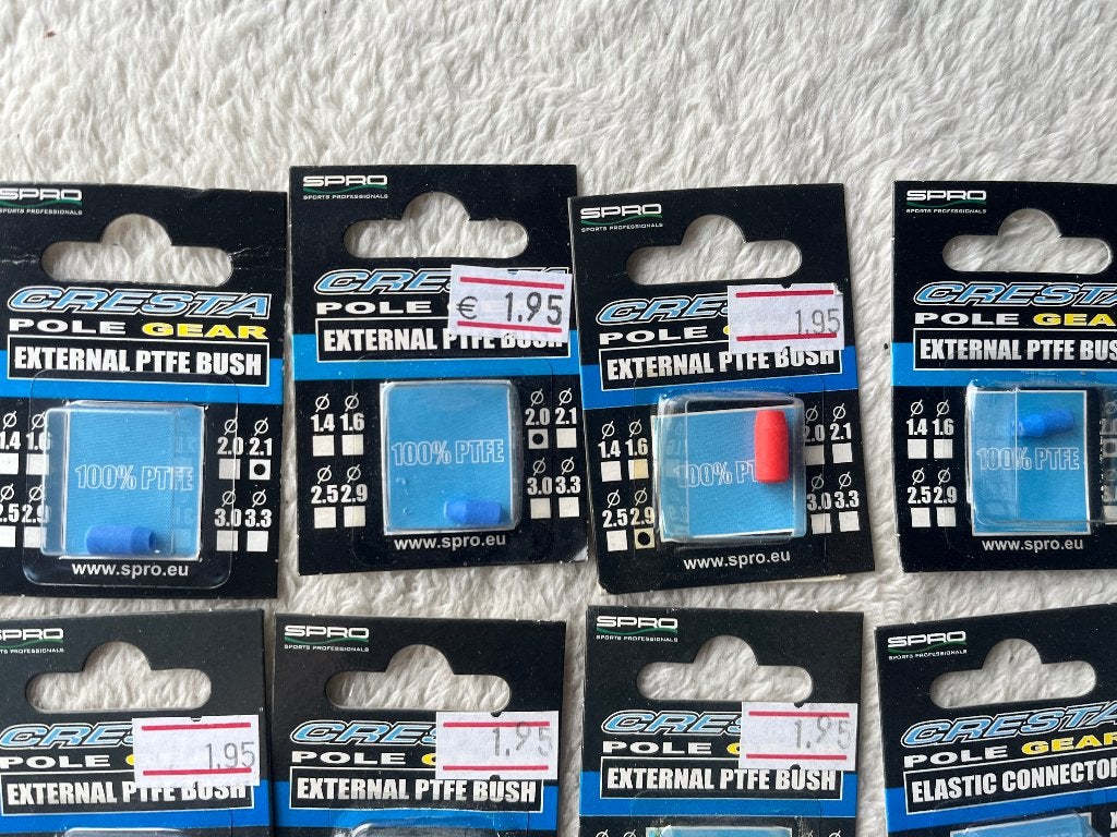 adv 116 / NIEUW nuxset 12 pakjes pole gear ptfe bush CRESTA, Watersport en Boten, Ophalen of Verzenden, Nieuw, Overige typen