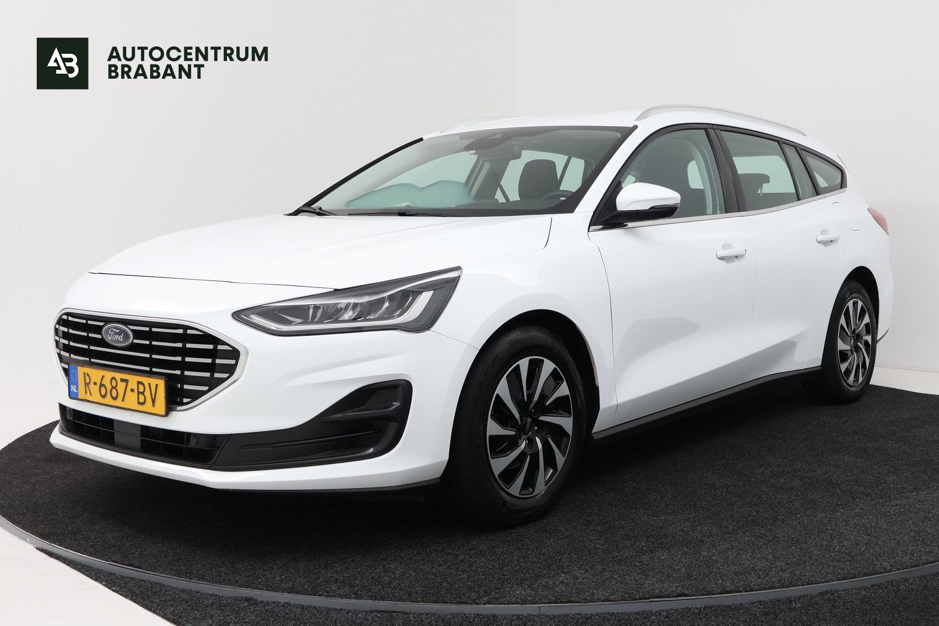 Ford Focus Wagon 1.0 EcoBoost Hybrid Titanium Style(NL-auto,, Auto's, 125 pk, Gebruikt, Wit, Origineel Nederlands