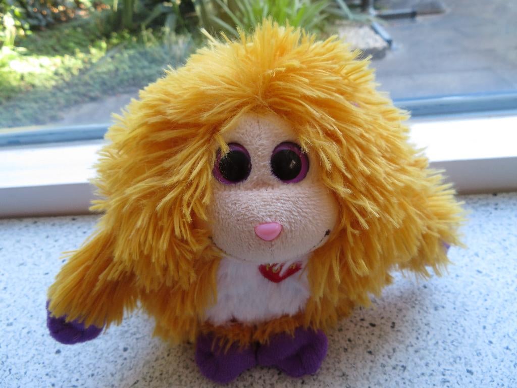 Monster Monstaz Rufus merk TY oranje met geluid, Oranje, Overige typen, Ophalen of Verzenden, Zo goed als nieuw
