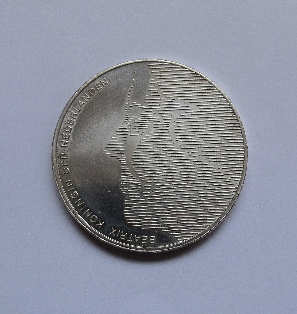Nederland 50 gulden 1984, Verzenden, Koningin Beatrix, 50 gulden, Zilver