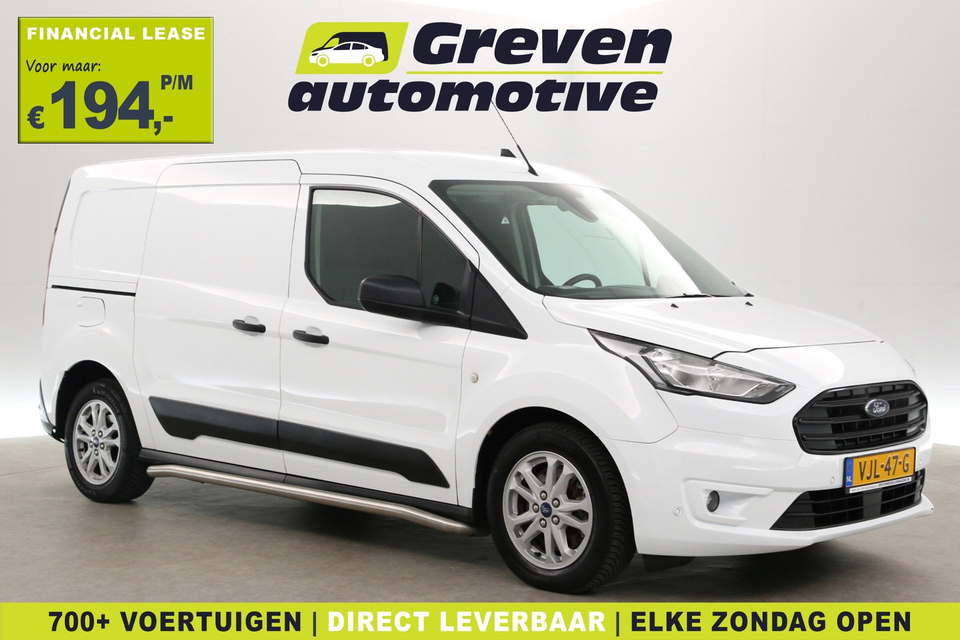 Ford Transit Connect 1.5 L2 100PK | 3 Zits | Airco | Cruise, Voorwielaandrijving, 1350 kg, Gebruikt, Euro 6