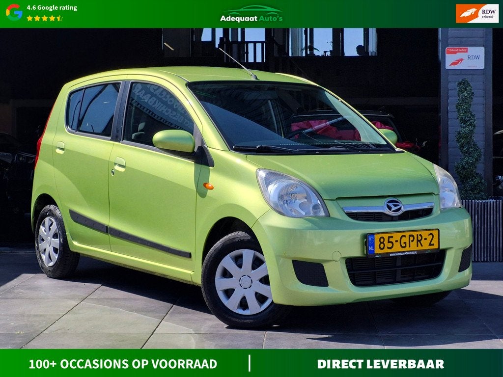 Daihatsu Cuore 1.0 Premium|Airco|El.Ramen|NAP|NW Koppeling, Voorwielaandrijving, Elektrische ramen, Stof, Huisgarantie