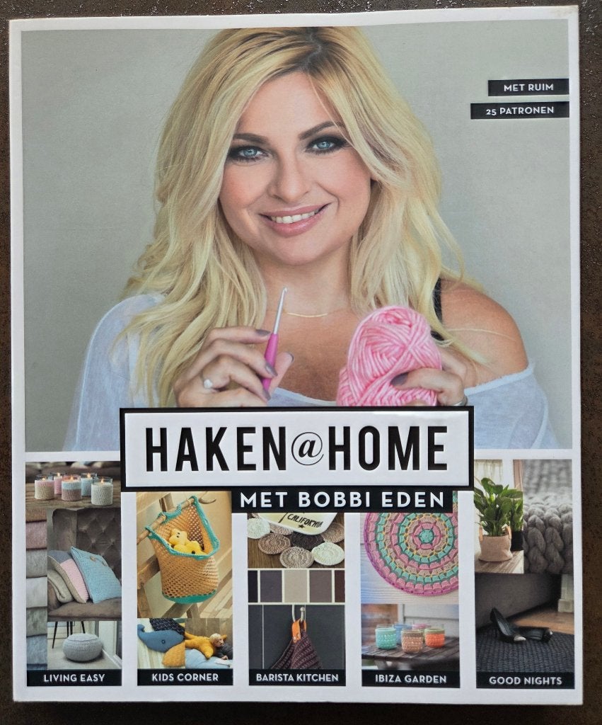 Haken @ Home met Bobbi Eden, Verzenden, Zo goed als nieuw, Haken, Patroon of Boek