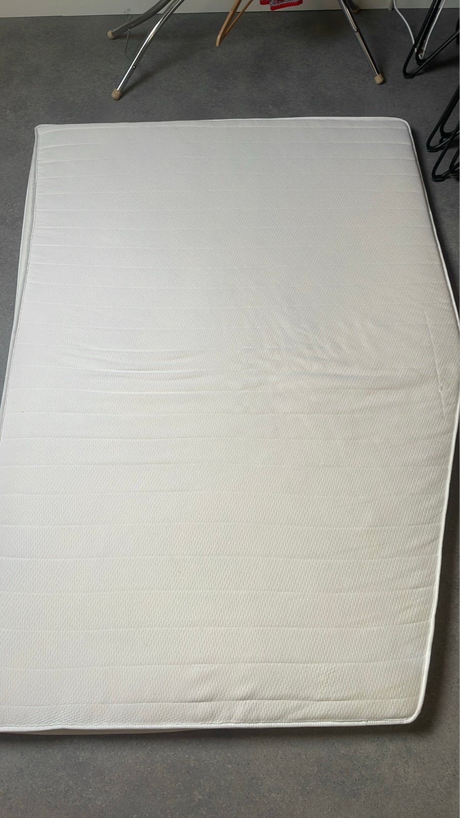 Topper caravan tbv frans bed, Ophalen, Zo goed als nieuw