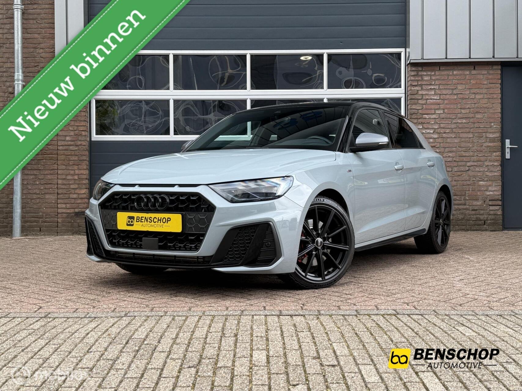 Audi A1 Sportback 40 TFSI S-line 200 Pk Carplay Virtual Sono, A1, Zwart, 4 cilinders, 1984 cc