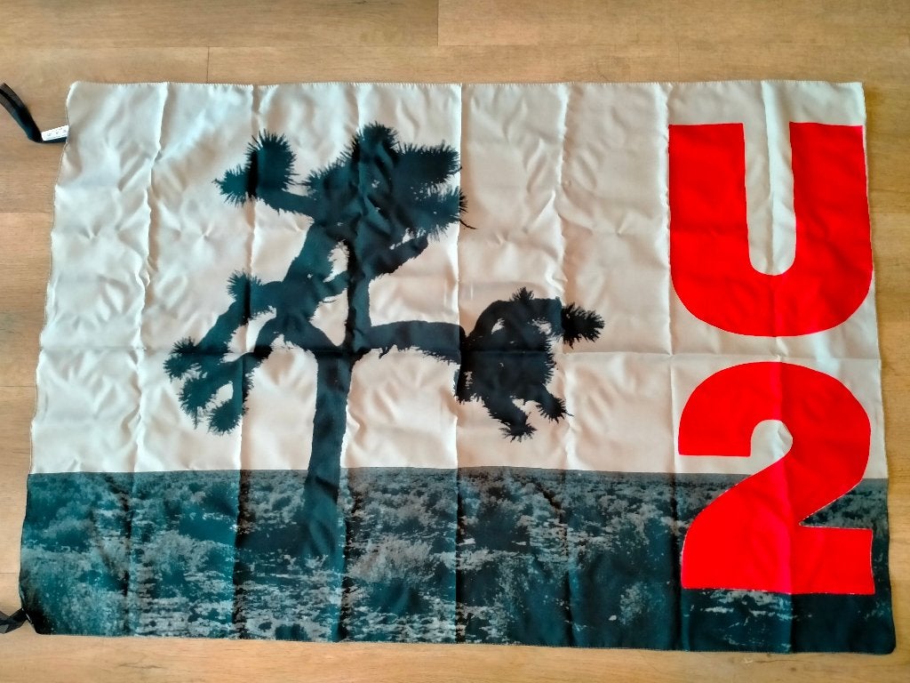 U2 Joshua Tree vintage rock muziek band vlag RARE, Verzenden, Zo goed als nieuw