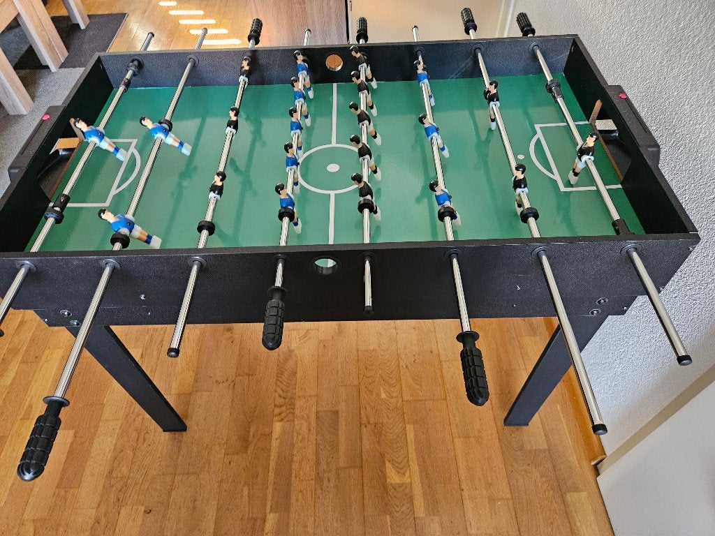 Tafelvoetbal, Ophalen, Gebruikt