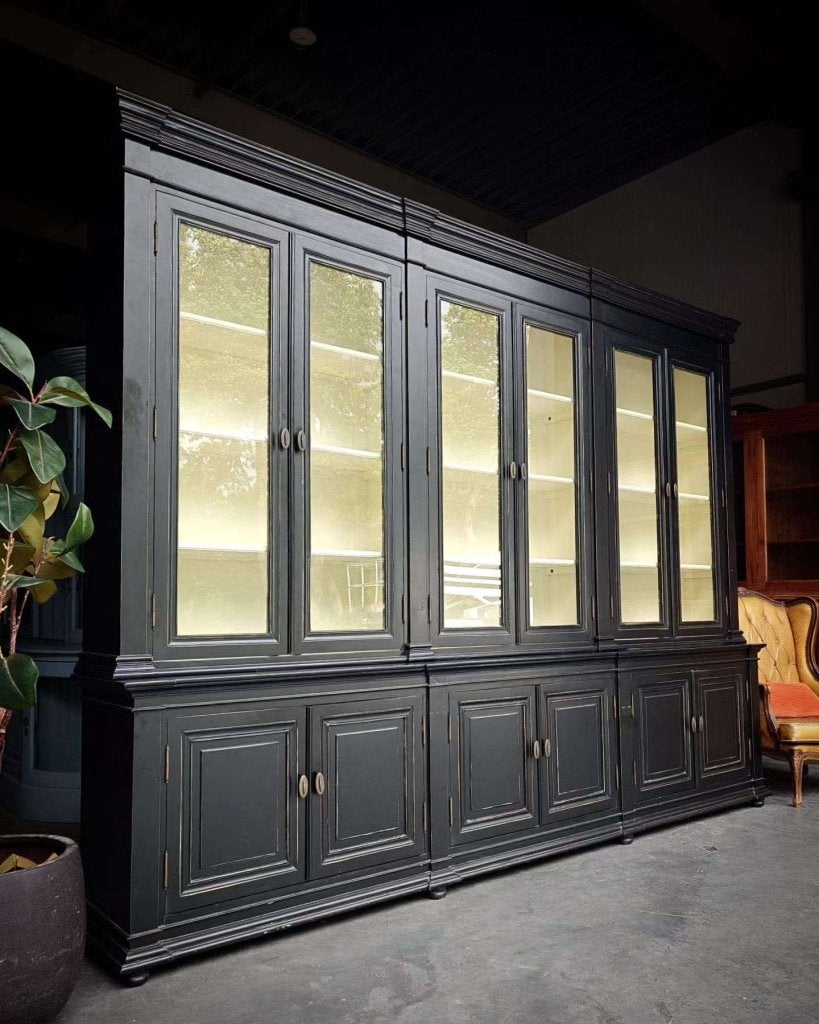 Prachtige chique winkelkast | 300cm brede wandkast #8081, Huis en Inrichting, Metaal, Gebruikt, Met deur(en), -