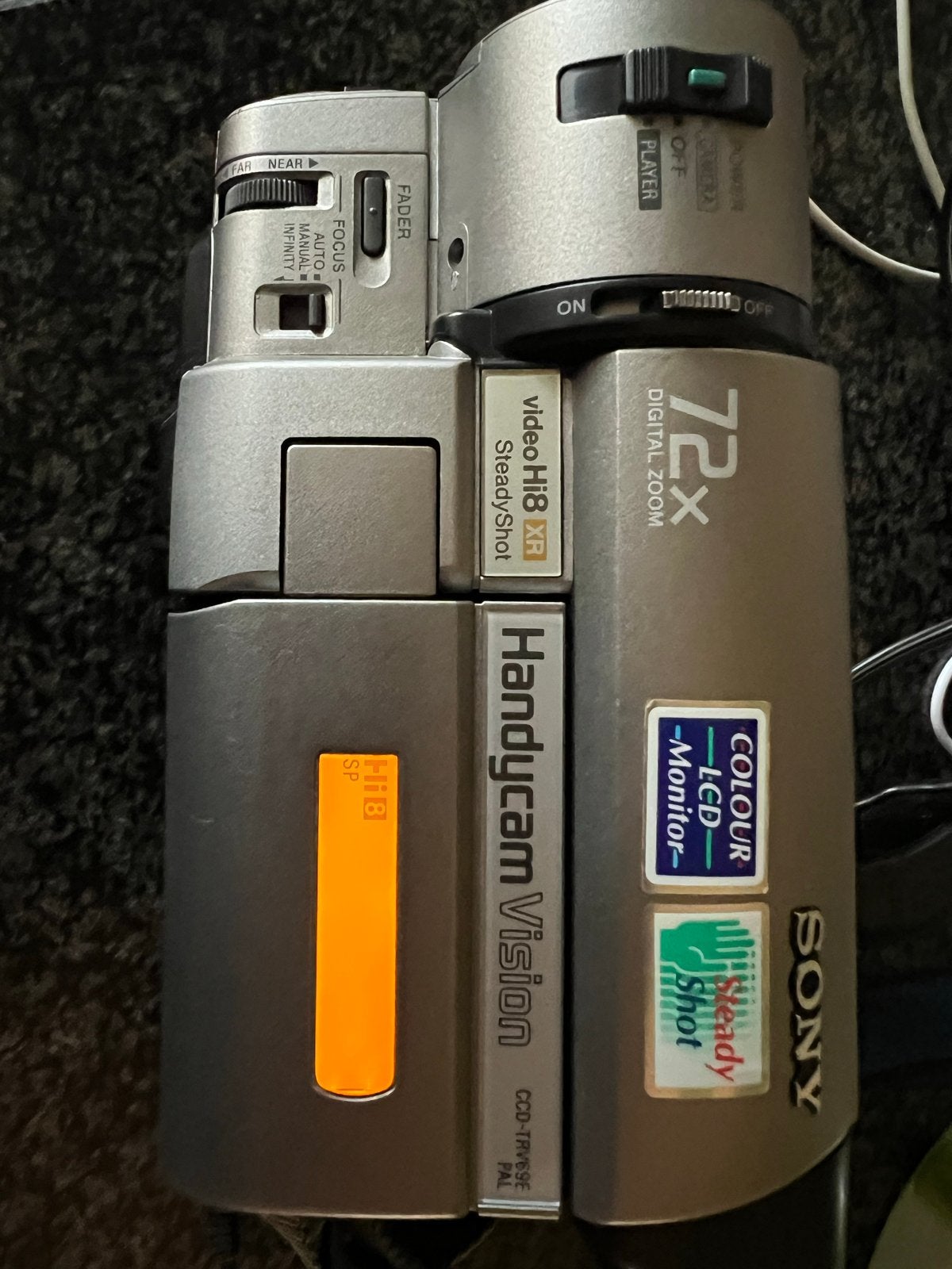 Sony Handycam Vision CCD-TRV95E Hi8 Camcorder, Ophalen, Hi 8, Camera